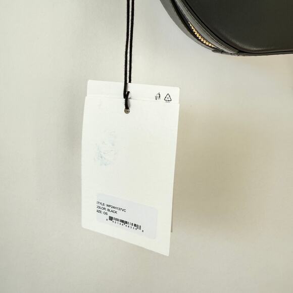 Mansur Gavriel Leather Round Handle Bag Black - Picture 6 of 8